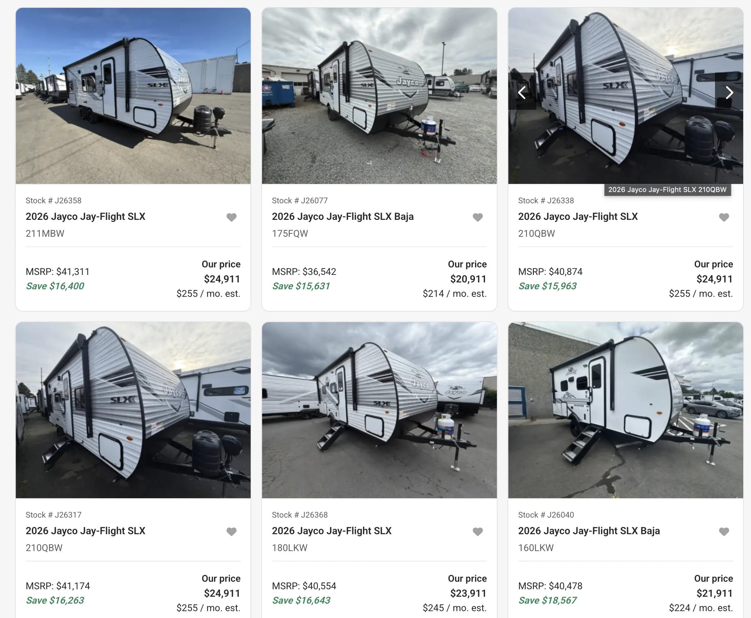 RV Cost Comparison Image